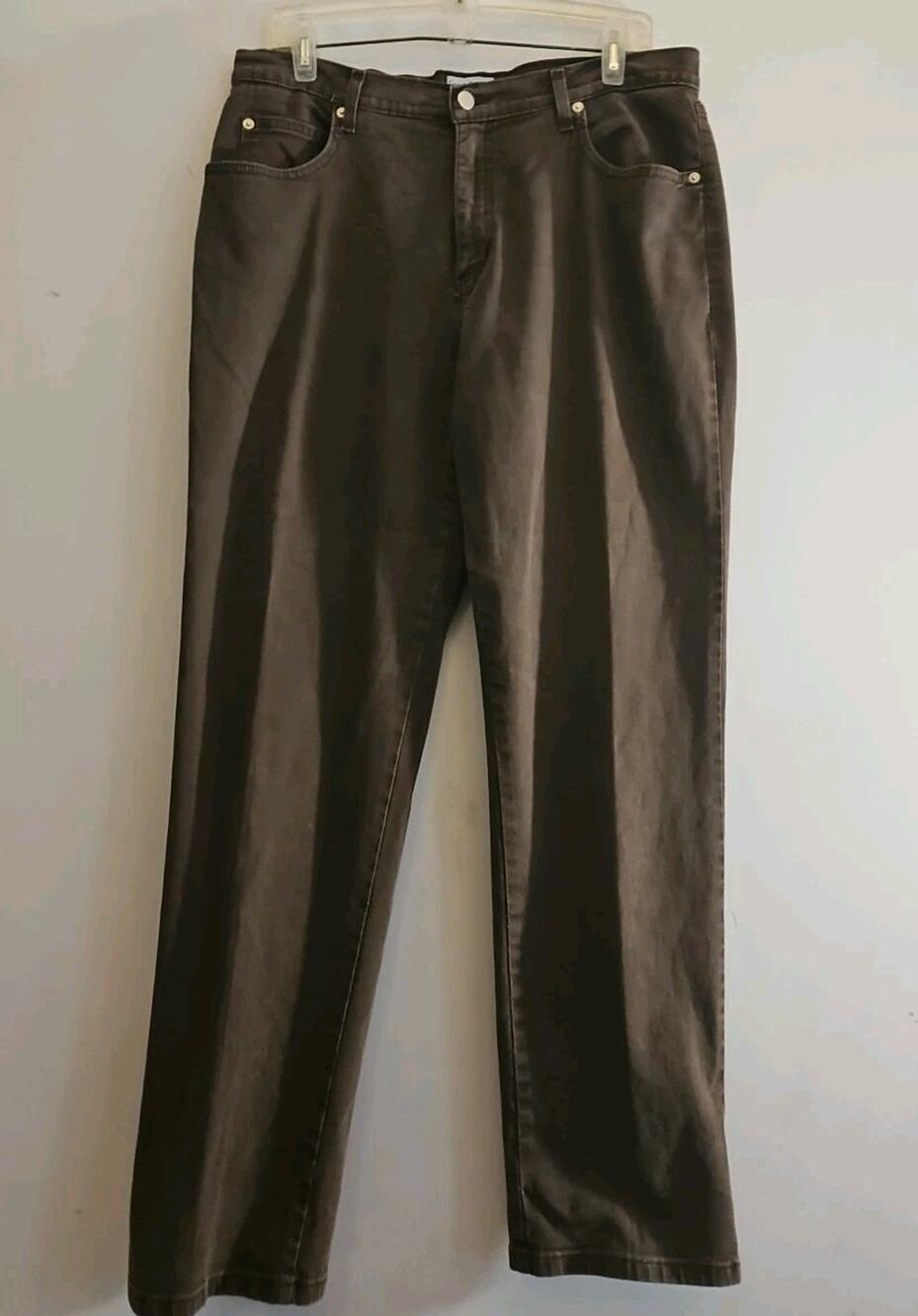French Dressing Jeans Women's Size 14 Petite Brown